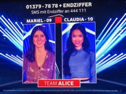 Mariel atau Claudia? (dok. screenshot Sat1)
