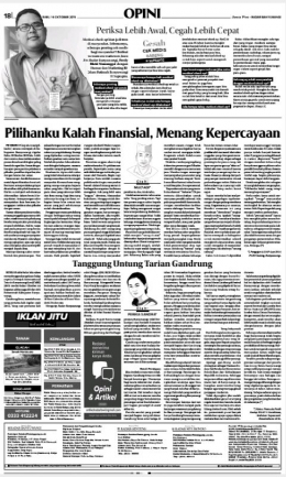 Tangkapan layar e-paper Koran Jawa Pos Radar Banyuwangi. (Sandra/kompasiana.com)