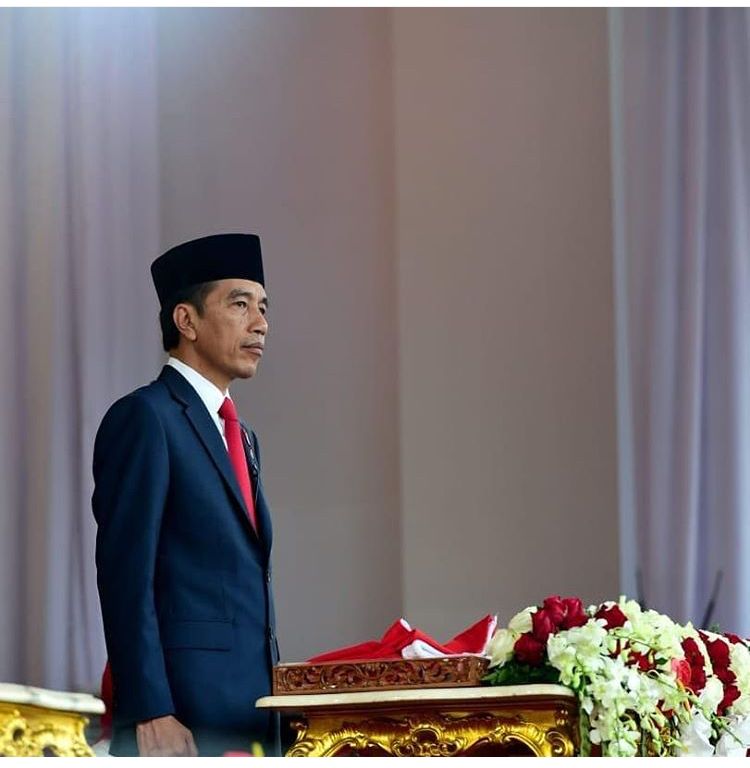 Dokumentasi Pelantikan Presiden Jokowi Periode ke II sumber: instagram.com/jokowi