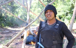 Paulo Paulino Guajajara, known as Kwahu, has been killed by loggers © Sarah Shenker/Survival International