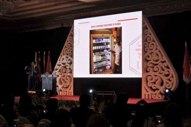 Presentasi mengenai Drug Vending Machine. Doc:Pribadi