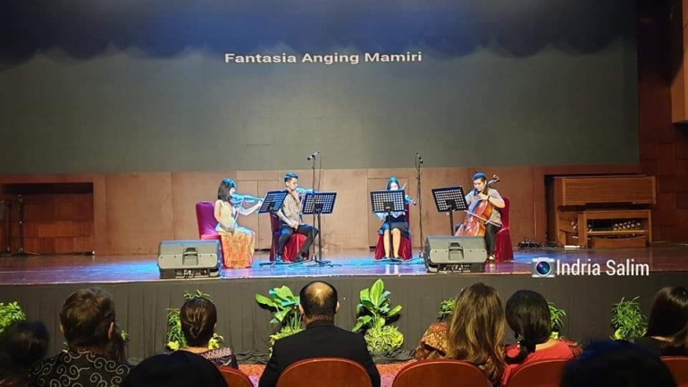 Mahasiswa Conservatory of Musics UPH menampilkan lagu-lagu Rapsodia Nusantara | Dokpri