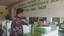 Mengunjungi PTSP Kementerian Agama provinsi Jawa Timur, Jl. Juanda, Sidoarjo | sumber: dokumentasi pribadi