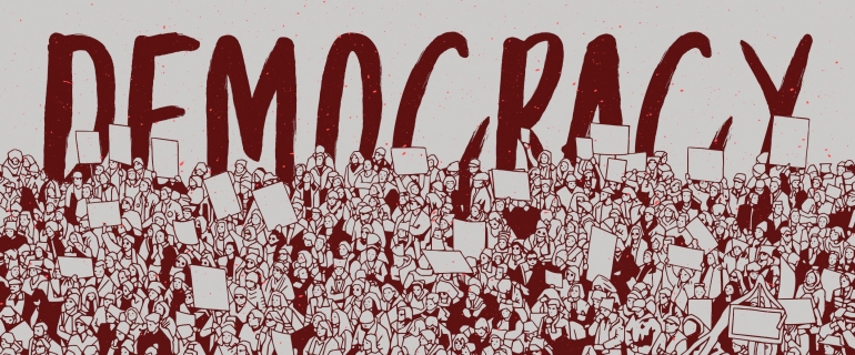 Ilustrasi demokrasi (medium.com/ Jessica Siao).