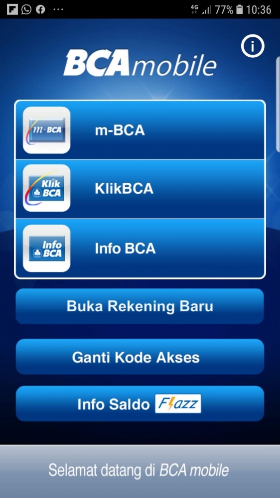 Aplikasi BCA Mobile, Screen Shoot, Dokpri