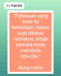 Quote 2 dari Bung Hatta. Picture Edited by Ari. Dokumen pribadi