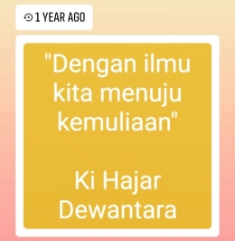 Quote 3 dari Ibu R.A Kartini. Picture Edited by Ari. Dokumen pribadi