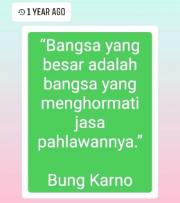 Quote 4 dari Bung Karno. Edited by Ari. Dokumen pribadi