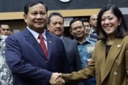 Prabowo disambut oleh Ketua Komisi I (liputan6.com)