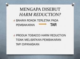 Bahaya rokok terletak pada TAR (slide dr. Amaliya)