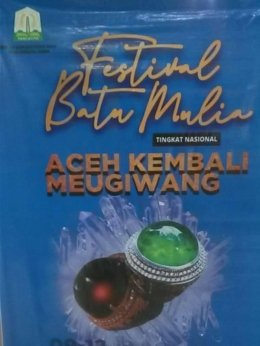 Banner Pameran Batu Mulia Aceh | dokpri
