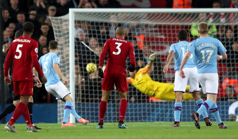 Gol pertama Liverpool oleh Fabinho, sumber: independent.co.uk