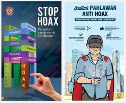 Poster Juara Harapan 5 (kiri) dan Harapan 4 (kanan) - Poster: STOP Hoax Indonesia