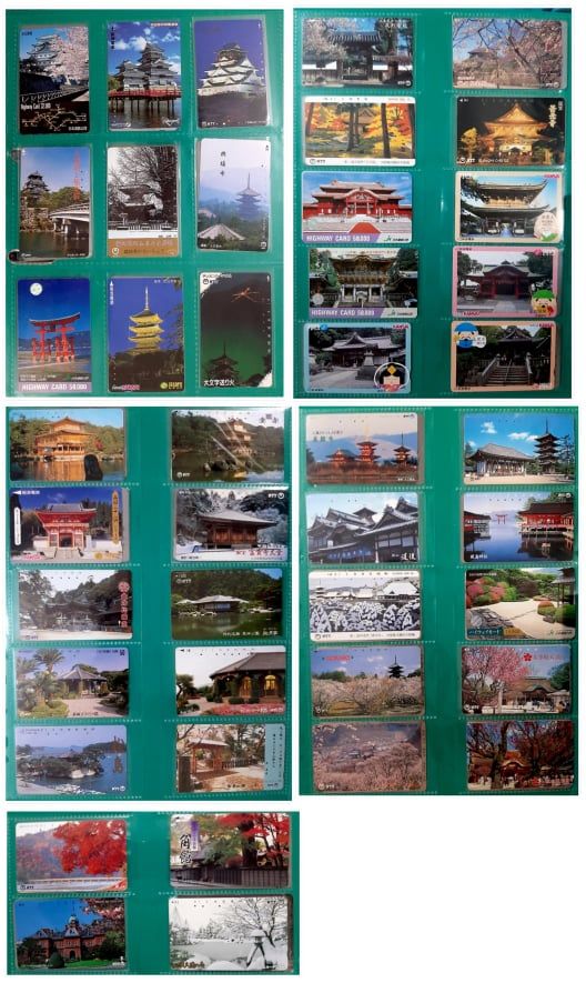 Beberapsa koleksi kartu telepon bertema Jepang, dalam Pameran Filateli Kreatif ku, kemarin
