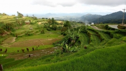 Foto : Pemandangan Alam Desa Pariangan (Sumber : Dokpri).