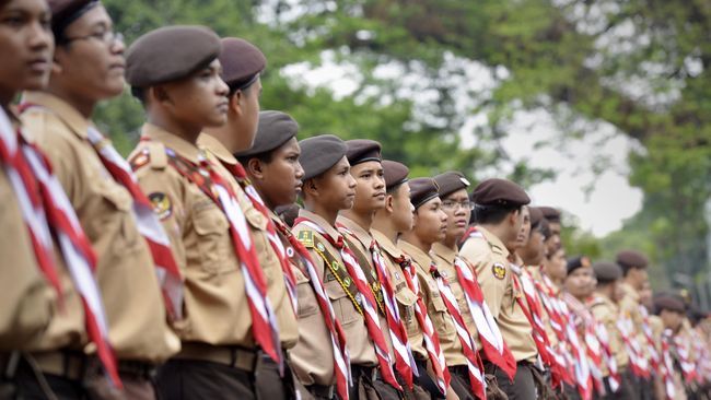 Gerakan kepanduan perlahan hilang kekuataannya. Padahal dapat menjadi kekuatan menghadang laju paham radikalisme. (Foto: CNN Indonesia)