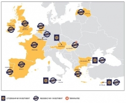 Negara Anggota Uni Eropa yang "menjual" Golden Visa (mold-street.com)