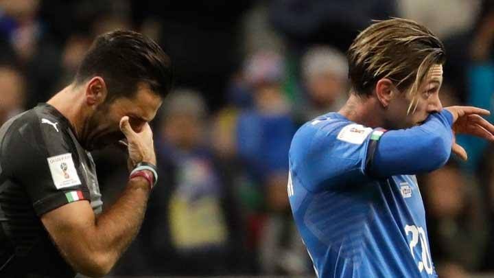 Sumber : TEMPO.co/ Timnas Italia saat gagal lolos ke piala dunia 2018