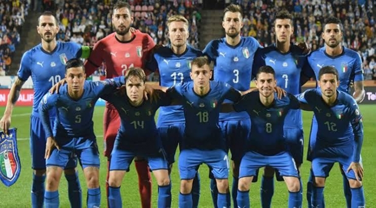 Sumber : iNews/ skuad Timnas Italia pada babak kualifikasi piala Eropa 2020
