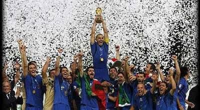 Sumber : Okezone.com/ Timnas Italia saat juara piala dunia 2006