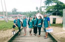 Foto : Penjaringan imunisasi tenaga Nusantara sehat puskesmas Gane Luar kab. Halmahera Selatan Maluku Utara (dokpri).