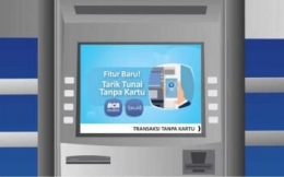 Menu Transaksi Tanpa Kartu di ATM (sumber BCA.co.id)