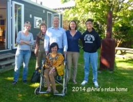 Dokumentasi pribadi Aku, anak2ku dan keluarga Arie Zonje, di Belanda tahun 2014