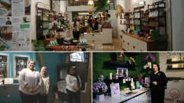 Kios-kios produk kecantikan dan kesehatan yang berjualan di Central Market | dokumentasi pribadi