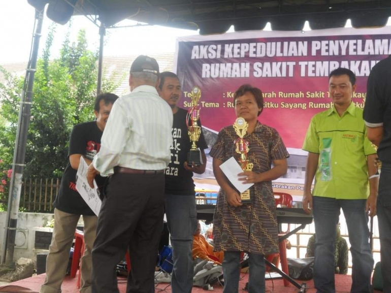 Menang nulis tentang Penyelamatan RS Tembakau Deli pada tahun 2012 (Dokpri tahun 2012)