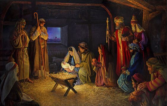 The Nativity by Greg Olsen via catholicforlife.com