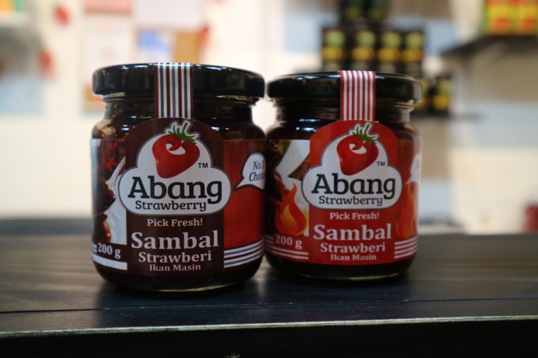 Sambal Strawberry yang bisa dibeli di Pasar Seni | dokumentasi pribadi