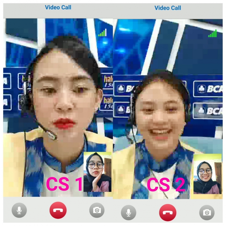 Bukti bahwa mba CSnya cantiq...sabar dan ramah. Terima kasih Mbak. Oya ekspresi dengan mbak CS 1 begitu karena jaringan yang buruk sekali. Nah, kalau sama mbak CS 2 dah keliatanlah ya | Tangkapan layar
