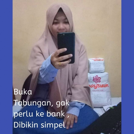 Dibikin simpel, buka tabungan gak perlu ke bank. cukup di rumah saja. 