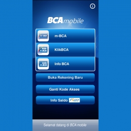 Login ke BCA Mobile | Foto: Tangkap layar hp pribadi