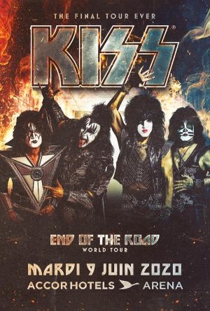 Poster promosi konser Kiss di Prancis (parisetudiant.com)