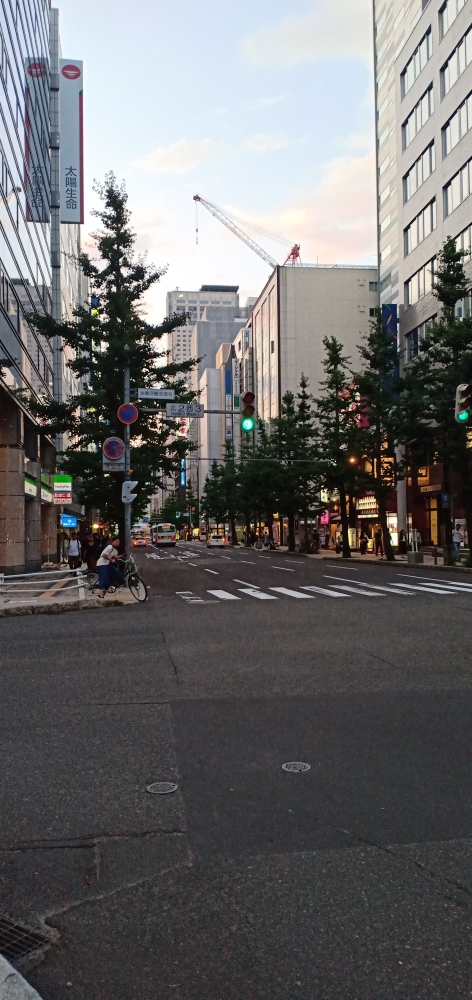 Sapporo kota yang sepi dari kendaraan pribadi | Dokpri 