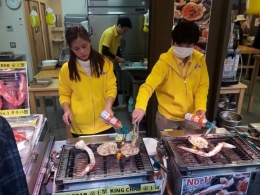 Kaki king crab, harganya sekitar 2000 Yen atau 270 ribu | dokpri
