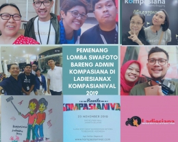 Pemenang lomba swafoto bareng admin Kompasiana di Ladiesiana x Kompasianival 2019 di One Belpark Mal, Sabtu 23 November 2019 (dok. ladiesiana)