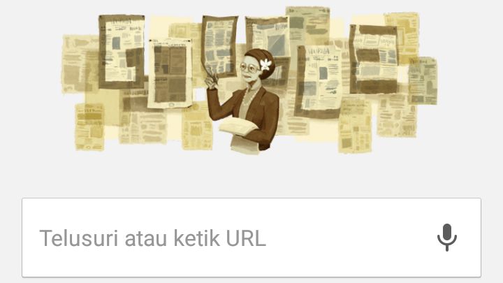 Doodle Google 25 November 2019, Ani Idrus. (Dokpri/tangkapan layar/Google)
