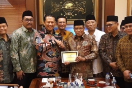 Sumber: Safari politik Ketua MPR Bambang Soesatyo ke PBNU di Jakarta Pusat, Kompas.com/ Fitria Chusna Farisa