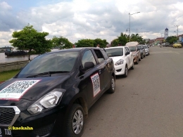 Armada Datsun Go Panca untuk Keliling Kalimantan (dokpri)