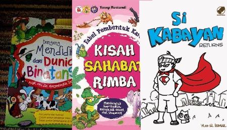 dongeng yang saya tuliskan lalu dibukukan (dok pribadi)