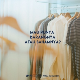 Produknya atau Sahamnya (dok Sekuritas)