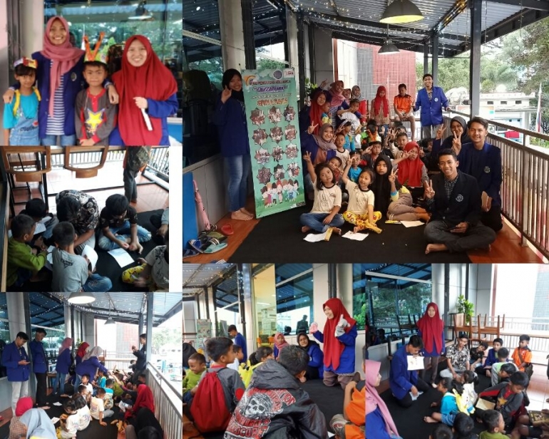 Minggu (24/11/2019) Keceriaan, Antusias, dan perhatian anak-anak terhadap kegiatan kelompok pengabdian melalui metode sampit/ Nia Hariwiyanti