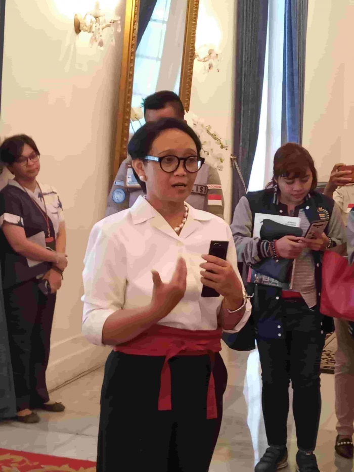 Menlu Retno Marsudi sambut influencers di Gedung Pancasila