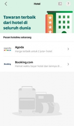 Booking hotel juga boleh di aplikasi Grab! I Screenshoot