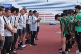 Saat latihan timnas Indonesia U-22 di Sea Games 2019. (Football5star.com)