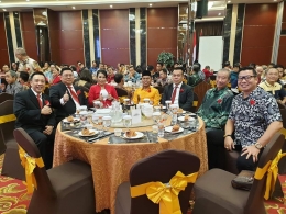 Semangat kebersamaan saat acara ulang tahun YSN yang ke-12 di Pakons Hotel Tangerang, Sabtu (30/11/2019)/Foto: Ist