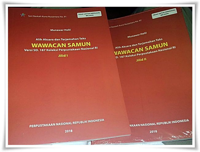 Terjemahan naskah Wawacan Samun (Dokpri)