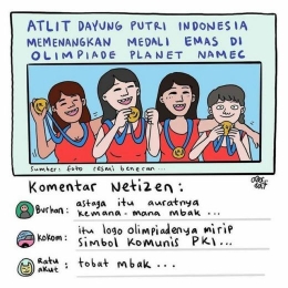Kelakuan netizen Indonesia. - https://www.batok.co/